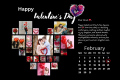 Customize Frame, Photo Frame + Calendar + Lines Customize frame with picture Wall frame Table frame Size 8X12 Gift Idea Best For Gift Birthday Gift Wedding Gift. 