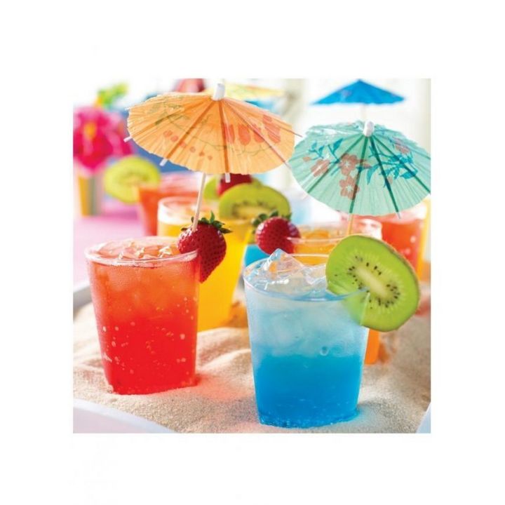 Party Sticks Paper Umbrella 12 pieces