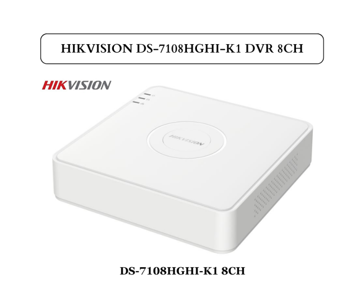 HIKVISION DS-7108HGHI-K1 DVR 8CH