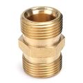 Extension Connector to join M22-15mm Threaded Pressure Hoses - Adapter Joinder Extender Joint for Two Pressure Pipes. 