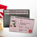 Christmas Sleigh Licence Novelty Santa Claus International Sleigh Flying Licence. 
