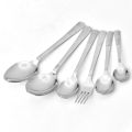 Kitchen accessories | Spoon set | cutlery set |  36-Piece Stainless Steel Cutlery Set with linning Handles, Ergonomic 8 person cutlery set, Dishwasher Safe – Durable Flatware for Everyday Use | Available at Baitultijarat. 