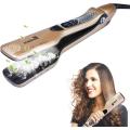 iGutech Hair Straighteners Flat Iron,Professional steam Hair Straightener, Anti-Scald Comb, Adjustable Temp and Auto-Off Function. 