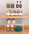 Inside Cabinet Rack Kitchen Accessories Storage Desktop Shelf Organizer. 