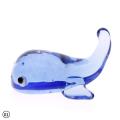 Cute Whale Shaped Crystal Glass Dip Pen Holder Sign Craft Collection Gift. 