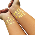 12pcs Combination Golden Team Bride Tattoo Sticker Bride To Be Bachelorette Party Hen Party Bridal Shower Wedding Party Decor. 