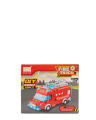 Fire Truck - Protect People - Building Blocks For Kids. 