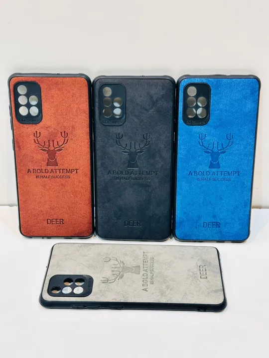 Asfand%20Brothers%20For%20%20Samsung%20A51%20Hybrid%20Soft%20TPU%20Deer%20Pattern%20Leather%20Shockproof%20Case%20Cover%20-%20%20Samsung%20A51%20Back%20Cover%20-%20Image%205