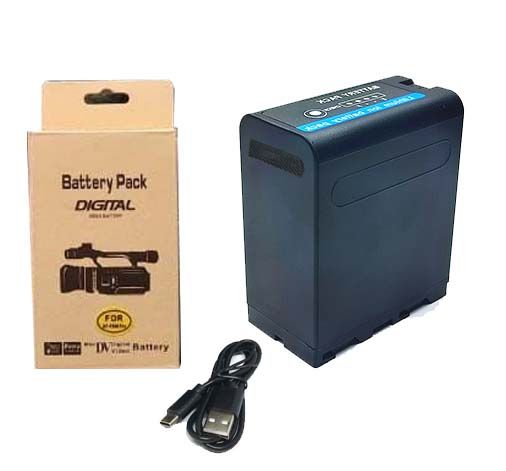 13000mAh NP F990 PRO L-Series Info-Lithium Battery Pack for Sony Cameras LED Light NP-990 High Capacity USB Port