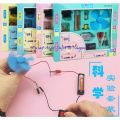 Diy Circuit Conductor Science Experiment Kit kids Lab Set / Konduktor Elektrik Sains Eksperimen Set,KNAFS Science School Projects Experiment Kits Fan Light Bulb Electric Circuit Physics. 