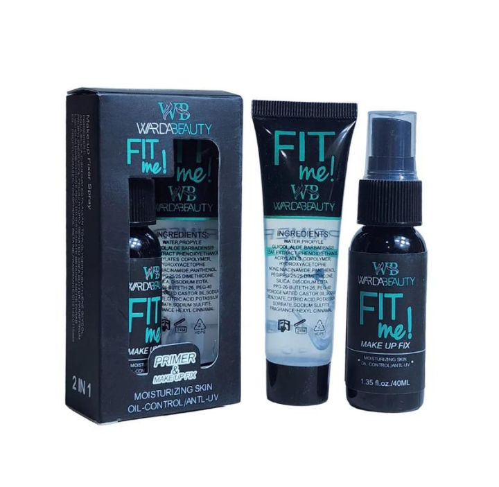 Fit me 2 in 1 Primer and Makeup Fixer with Moisturizing Skin and Oil Control Formula