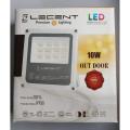 LECENT White light lecent 10 watt Premium LED 10w Outdoor Clean Beautiful White Light LED Flood Light 50W Waterproof Outdoor Flood Light White. 