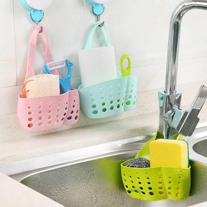 Plastic Kitchen Sink Organizer -Sponge and Brush Holder and Organizer