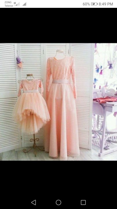 Party wear Net and Silk cute mom and daughter matching Dress, Mother and baby Dress, Mother and baby same frock, Mother and Baby Same Dress