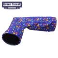 Green forest Squirrel House Metal Buckle Right Angle Hamster Tunnel. 