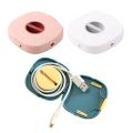 Round Wire Winder Box / Portable Multifunctional Data Cable Storage Case / Cable Container / USB Charger Holder Wire Storage Boxes 1Pcs. 