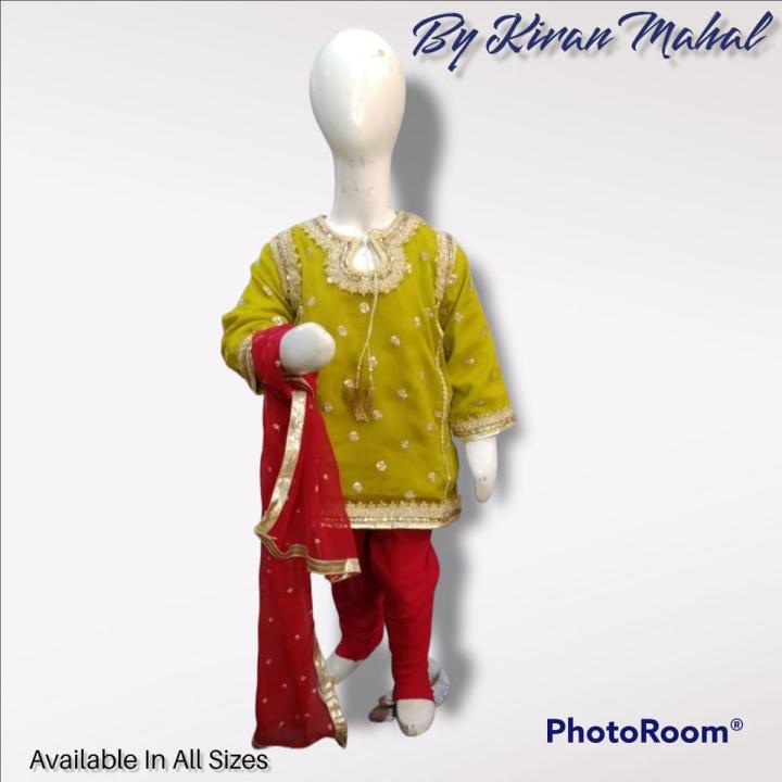 Traditional Girls Hyderabadi Style Suit for Parties & Weddings Wear