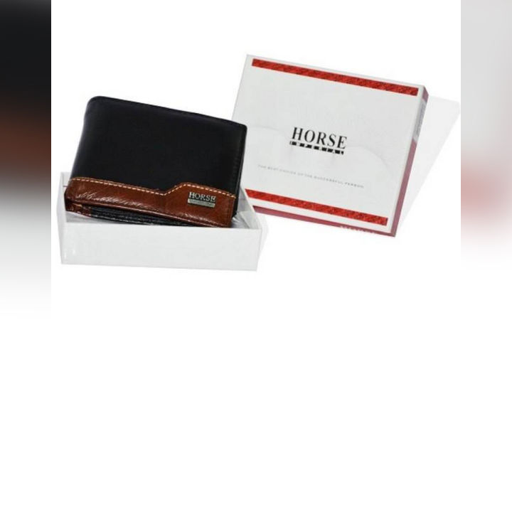 Unique Style Genuine Leather Men Wallet Horse Brand