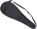 Badminton Racket Cover Bag  Carrying Case with Adjustable Shoulder Strap , Black. 