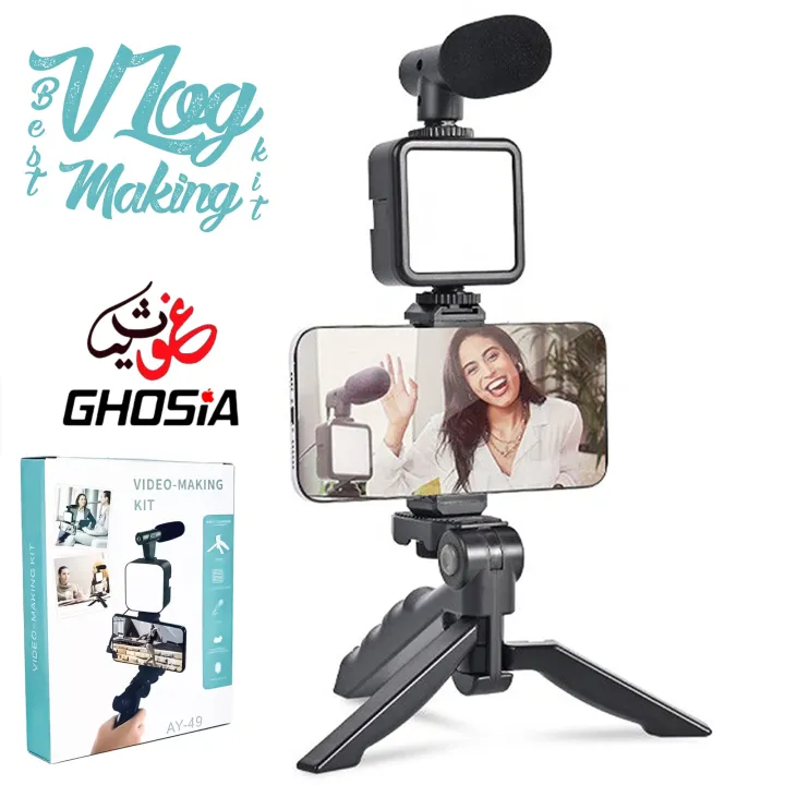Complete%20Smartphone%20Vlogging%20Kit%20%E2%80%93%20Includes%20LED%20Light,%20Microphone,%20Tripod,%20and%20Phone%20Holder.%20Perfect%20Starter%20Kit%20for%20YouTube,%20TikTok,%20and%20Instagram%20Videos,%20Bringing%20Professional%20Quality%20to%20Your%20Filming%20on%20the%20Go!-2449%20-%20Image%206