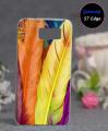 Samsung S7 Edge Mobile Cover Floral Style - Multicolor. 