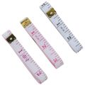 【ALLGOOD】Thickened tape ruler with black letters on white background 1.3cm×1.5m one side cm and one inch. 