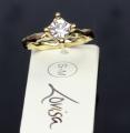 High Quality Lovisa Gold Plated Princess Ring With Stone Fashion Jewellery. 
