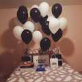 100 PCS Black White Latex Balloons Birthday Party Decorations Balloons Event Wedding, Birthday Accessories Weddings. 
