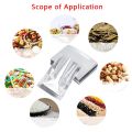 100PCS Silver Food Grade Kitchen Supplies Vacuum Sealer Storage Pouches Heat Seal Bag Aluminium Foil Bags. 