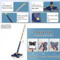 SP Dealz Wall Mop | Four Leaf Clover Shaped 360 Degree Rotatable Adjustable Cleaning Mop, Wet and Dry Mop  for Ceilings, Corners, Glass Bonsem. 