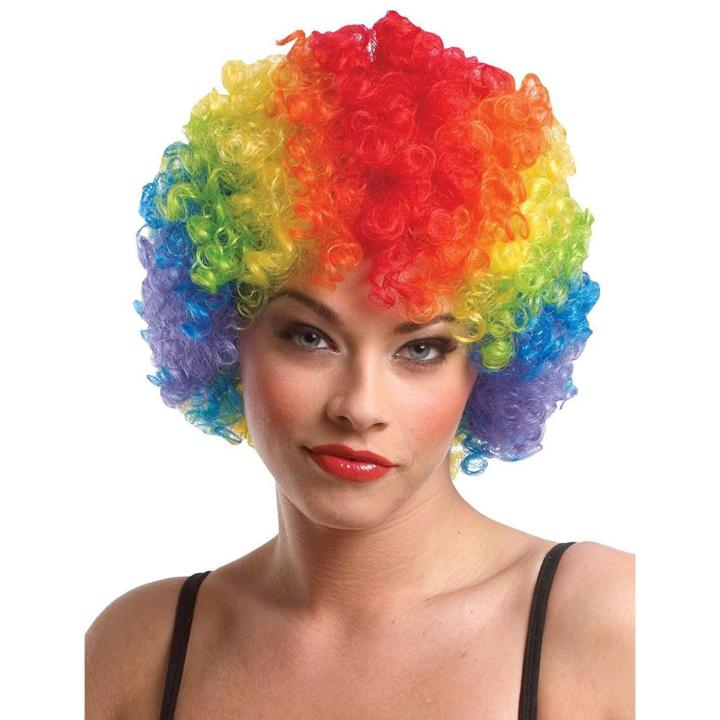 CLOWN WIG JOKER WIG IN DELUXE QUALITY