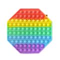 Planet X - Mega Rainbow Octagon Bubble Fidget - A Pop-It Toy for Fun and Relaxation - 20 cm. 