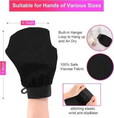 Moroccan Nylon Exfoliating Gloves Dead Skin Remover for Effective Body Scrub