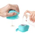 Exfoliating Silicon Body Scurb Brush with Soap Dispenser, 2 in 1 Ultra Soft Bath Sponge Shower Brush and Body Massage. 