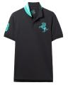 Giordano men polo shirts embroidered napoleon stretchy pique fabric polo t-shirt for men beau monde 13019210. 