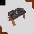 WOODEN CAMEL SEAT / CAMEL STOOL / VINTAGE CAMEL SADDLE STOOL. 