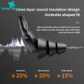1 Pair Swimming Ear Plugs Noise Reduction High Elasticity Hearing Protection Ergonomic Fit Sleeping Earplugs Water Sports Supplies. 