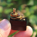 DC 3V-6V Micro Mini M10 Motor Gearbox 12g Metal Steering Gear 360 Degree Tetuo. 