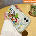 YIWESAN For Samsung galaxy S10 4G Case Cartoon Toy Story Colorful Lovely Cream Wave Border Soft Clear Shockproof Phone Cases Creative Camera Transparent Casing Simple Silicone Protective Cover. 