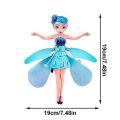 Flying Fairy Dolls for Girls Flying Doll Girls Gift Flying Toys for Kids Magic Baby Doll Rechargeable Flying Fairy Princess Frozen Barbie Doll With Led Light Infrared Induction Control Rc Helicopter Flying Robot Toys For Girls And Boys Cute Birthday Gift. 