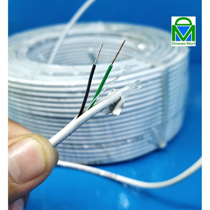 DreamsMart HQ Pair Cable 5/15/30 Feet Cable Copper Wires Telephone Line Extension Cable Circuit Board Soldering, Breadboard Wire DIY Projects DC Motors, Pumps