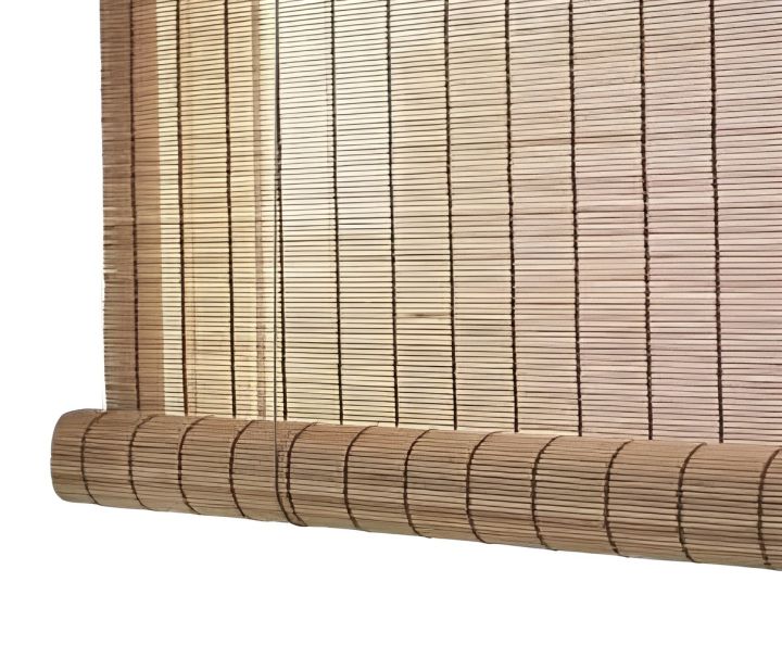 customised order can be taken for Bamboo chik indoor Blinds Roller blinds 3x7 feet. Made from Chinese imported material.