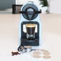 3 Pack Reusable Nespresso Capsules with 100 Foil Lids- Stainless Steel Refillable Coffee Pods for Nespresso Machines. 