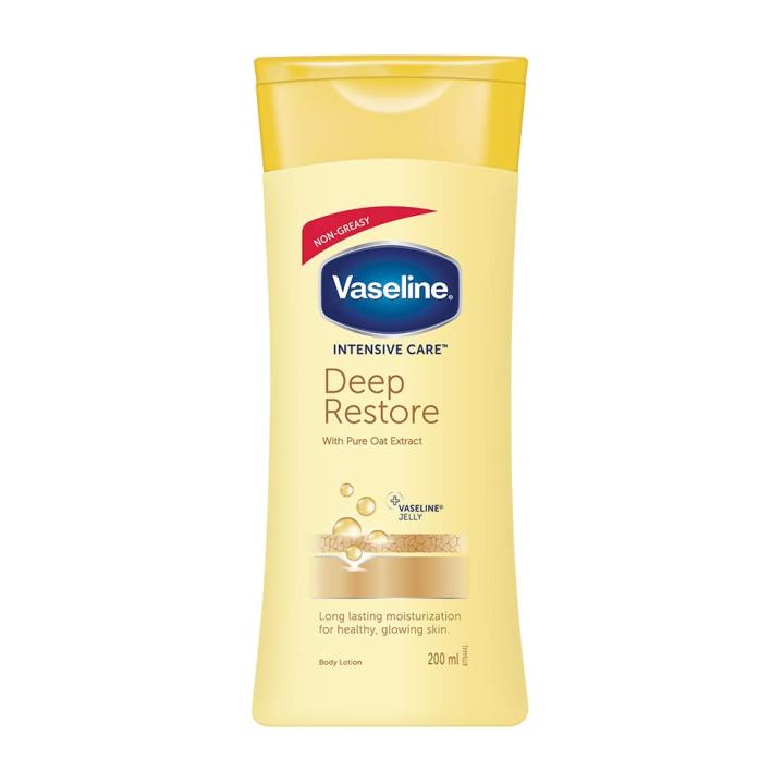 Vaseline Intensive Deep Restore Care Baby Lotion 200 ML - Dry Skin Repair | For Men And Women
