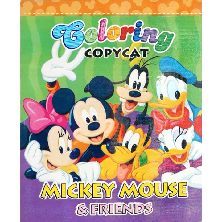 Colour Copy Cat Mickey Mouse And Friends
