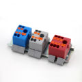 1PC 225 Series Terminal Block One In Multiple Out Wire Electrical Connectors Plug-in Spliceable Splitter Guide Rail Junction Box. 