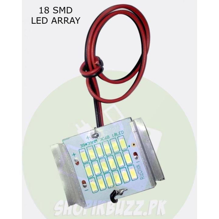 18 LED STRIP ARRAY LED COOL BRIGHT WHITE LIGHT PANEL BOARD DC 12V 3pcs| Ecartmax