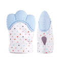Baby Silicone Mitts Teething Mitten Glove Sound Teether Newborn Chewable Nursing Mittens Baby Teething Mittens Baby Teethers Baby Care Teething mittens to avoid eating muds Baby Teething Gel and toys. 