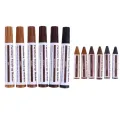 Panda Online 12PCS Wood Furniture Repair Pen Marker Pen Wax Scratch Filler Remover Repair Fix + Free Pencil Sharpener. 