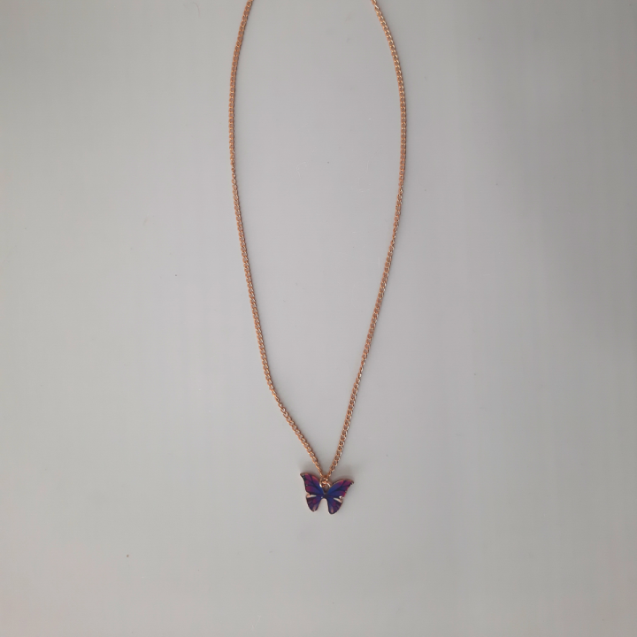 Girls%20Butterfly%20Multi%20Shaded%20Long%20Chain%20-%20Fashionable%20Butterfly%20Necklace%20For%20Womens%20-%20Crystal%20Never%20Fades%20Colorful%20Pendant%20For%20Ladies%20-%20Image%204